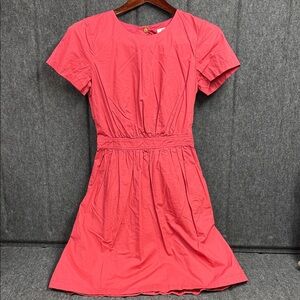 Madewell Vibrant Pink Mini Dress